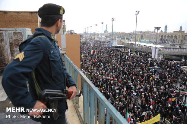 راهپیمایی ۲۲ بهمن در قم