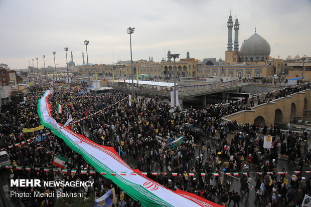 راهپیمایی ۲۲ بهمن در قم