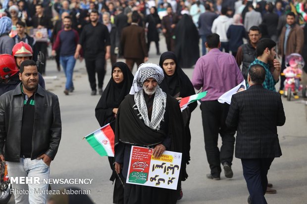 راهپیمایی ۲۲ بهمن در اهواز