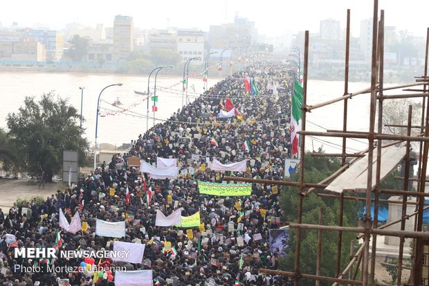 راهپیمایی ۲۲ بهمن در اهواز