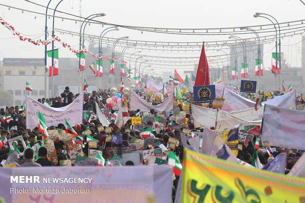 راهپیمایی ۲۲ بهمن در اهواز