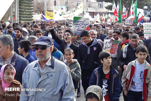 راهپیمایی ۲۲ بهمن در بروجرد