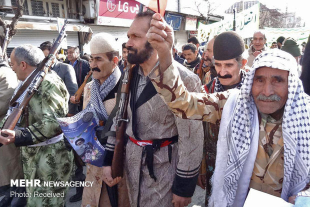 راهپیمایی ۲۲ بهمن در بروجرد