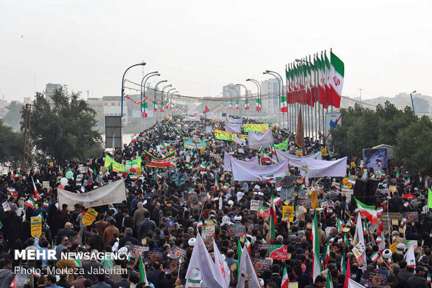 راهپیمایی ۲۲ بهمن در اهواز