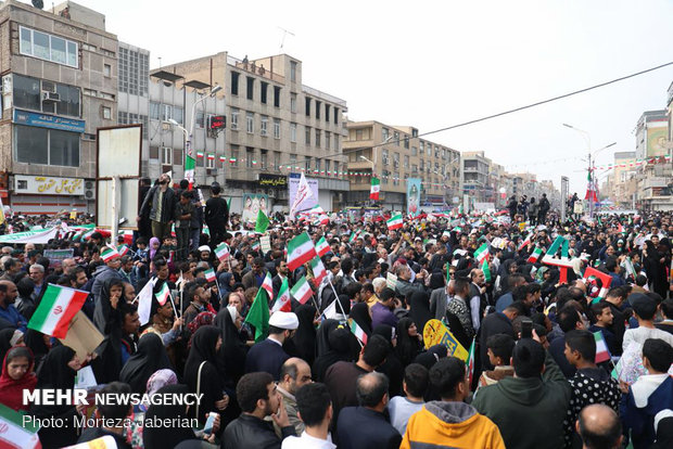 راهپیمایی ۲۲ بهمن در اهواز