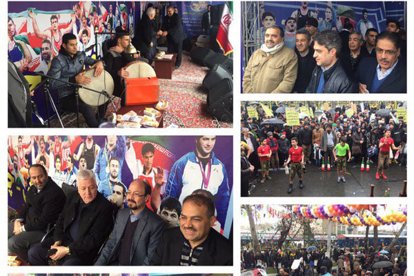 جشن چهل سالگی انقلاب با حضور گسترده مسئولان و اهالی ورزش