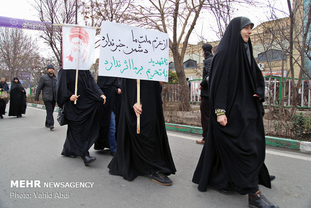 راهپیمایی ۲۲ بهمن در تبریز