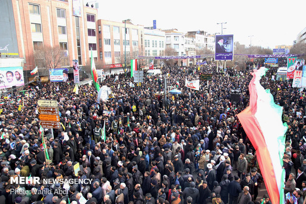 راهپیمایی ۲۲ بهمن در تبریز