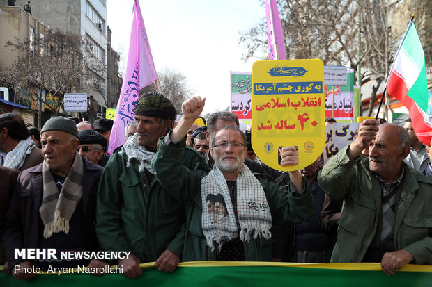 راهپیمایی ۲۲ بهمن در سنندج