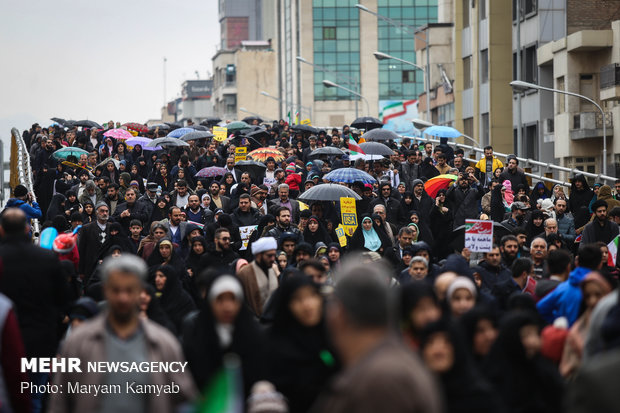 راهپیمایی ۲۲ بهمن در ۴۰ سالگی انقلاب