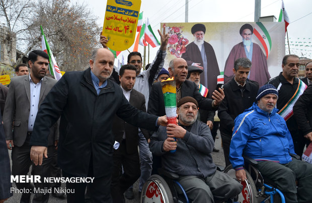 راهپیمایی ۲۲ بهمن در ساری