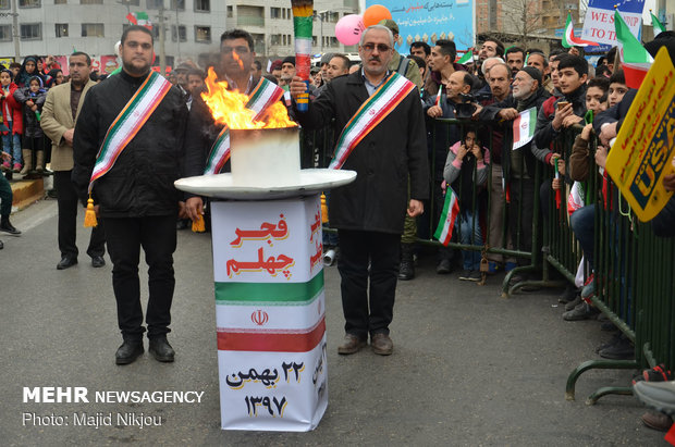 راهپیمایی ۲۲ بهمن در ساری