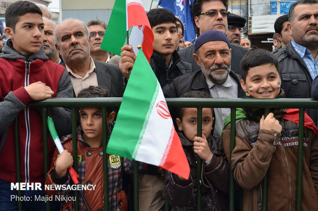 راهپیمایی ۲۲ بهمن در ساری