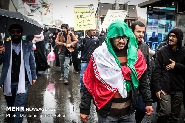 راهپیمایی ۲۲ بهمن در ۴۰ سالگی انقلاب