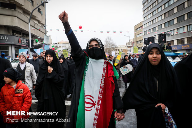 راهپیمایی ۲۲ بهمن در ۴۰ سالگی انقلاب