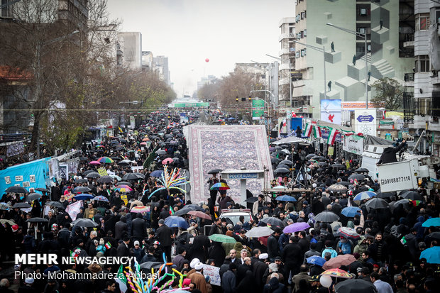 راهپیمایی ۲۲ بهمن در ۴۰ سالگی انقلاب