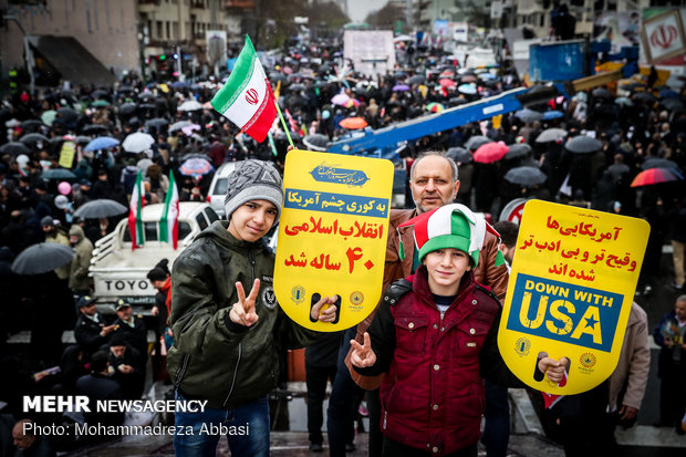 راهپیمایی ۲۲ بهمن در ۴۰ سالگی انقلاب