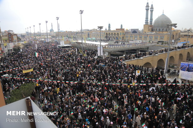 راهپیمایی ۲۲ بهمن در قم