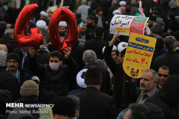 راهپیمایی ۲۲ بهمن در قم