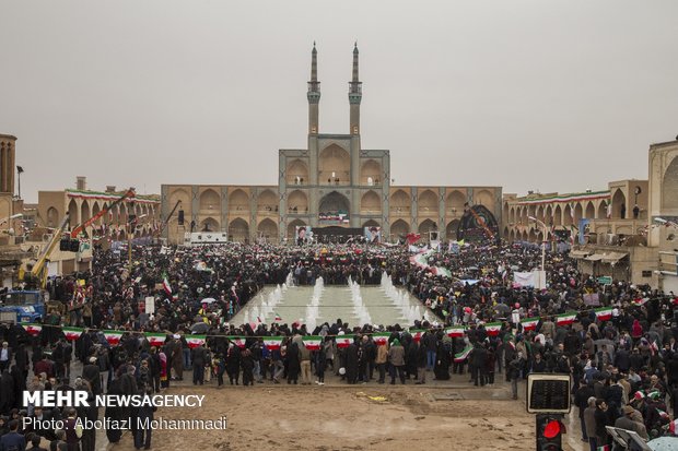 راهپیمایی ۲۲ بهمن در یزد