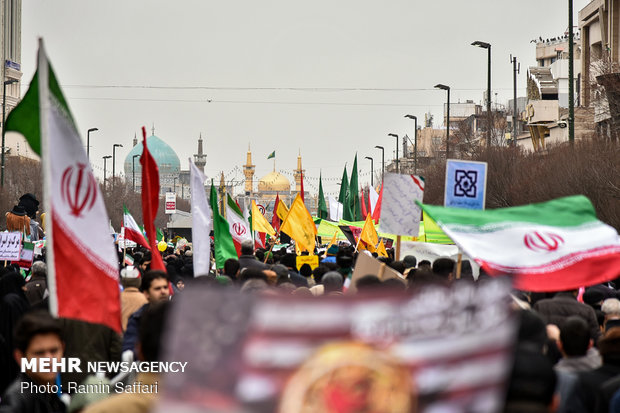 راهپیمایی ۲۲ بهمن در مشهد