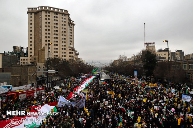 راهپیمایی ۲۲ بهمن در مشهد