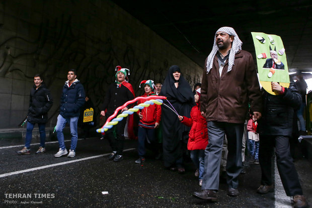 Iranians mark 40th anniversary of Islamic Revolution