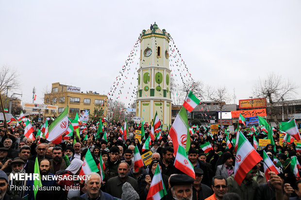 راهپیمایی ۲۲ بهمن در ساری