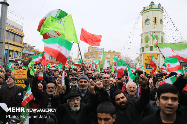 راهپیمایی ۲۲ بهمن در ساری