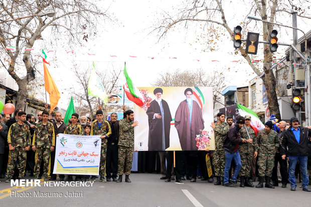 راهپیمایی ۲۲ بهمن در ساری