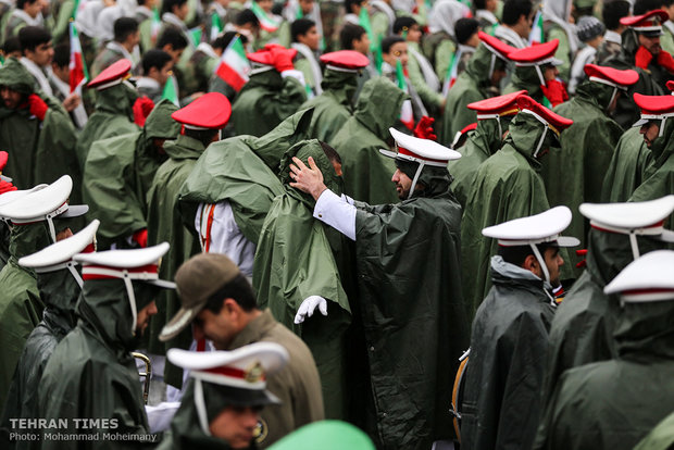 Rouhani addresses participants at Feb. 11 rallies