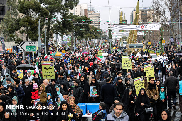 راهپیمایی ۲۲ بهمن در ۴۰ سالگی انقلاب