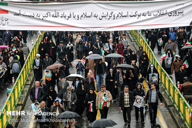 راهپیمایی ۲۲ بهمن در ۴۰ سالگی انقلاب