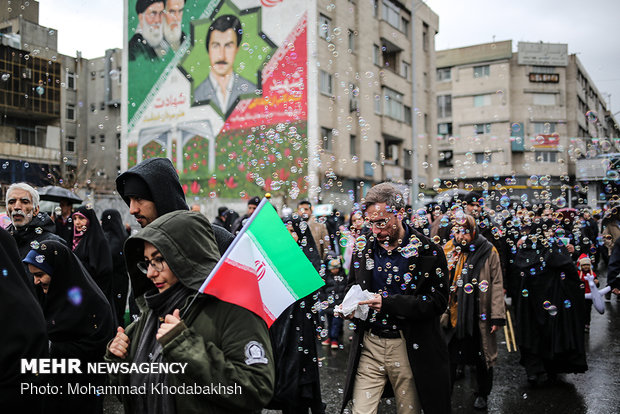 راهپیمایی ۲۲ بهمن در ۴۰ سالگی انقلاب