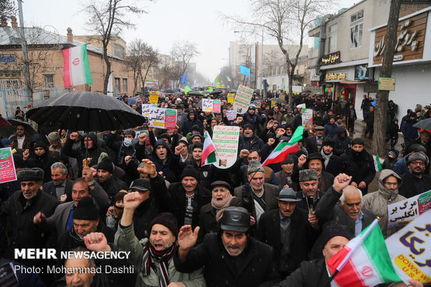 راهپیمایی ۲۲ بهمن در اردبیل