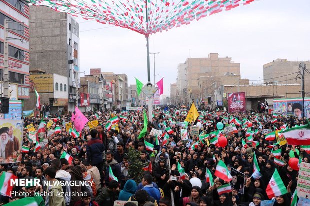 راهپیمایی ۲۲ بهمن در ورامین