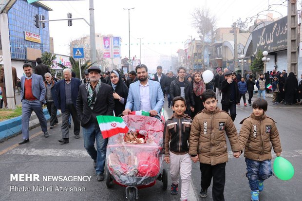 راهپیمایی ۲۲ بهمن در ورامین