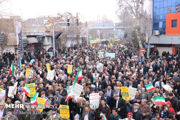 راهپیمایی ۲۲ بهمن در ورامین