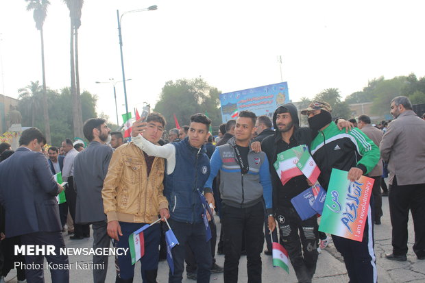 راهپیمایی ۲۲ بهمن در اهواز