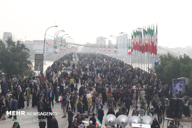 راهپیمایی ۲۲ بهمن در اهواز