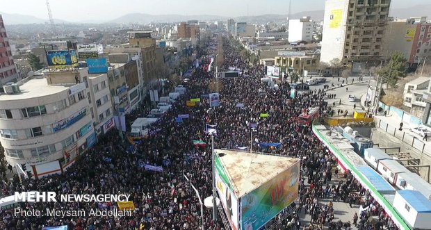 راهپیمایی ۲۲ بهمن در کرمانشاه