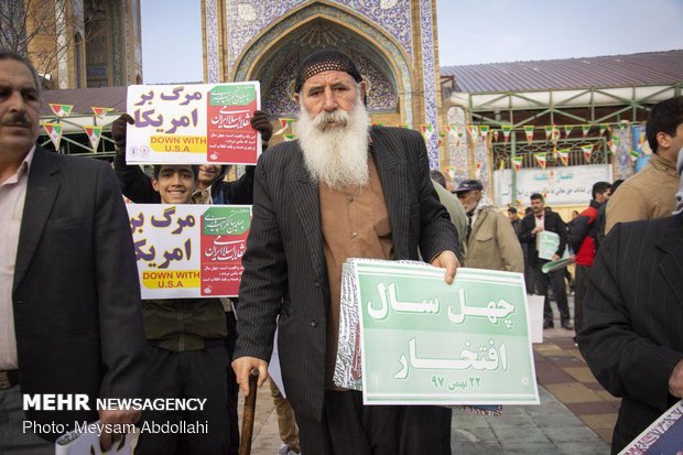 راهپیمایی ۲۲ بهمن در کرمانشاه