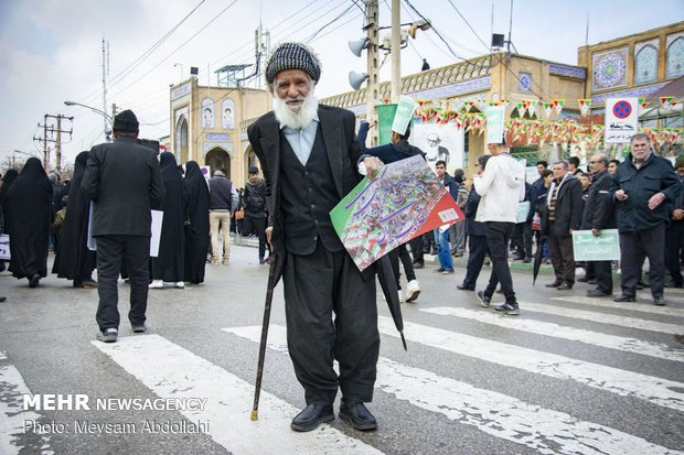 راهپیمایی ۲۲ بهمن در کرمانشاه