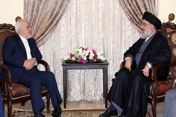 ایرانی وزير خارجہ کی سید حسن نصر اللہ سے ملاقات