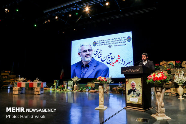 مراسم ششمین سالگرد شهادت سردار شهید حاج حسین شاطری