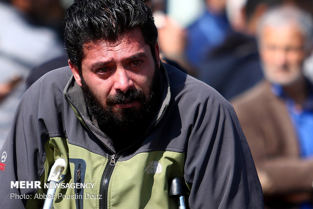 Bodies of martyred IRGC personnel arrive in Isfahan