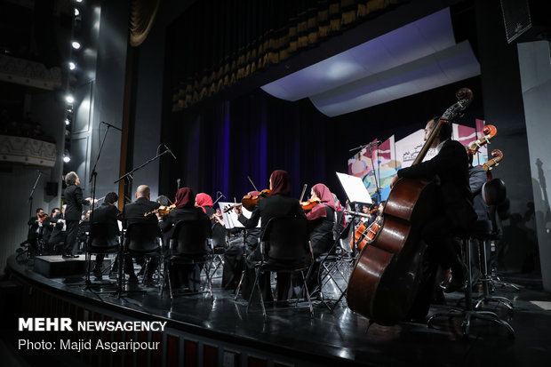 Tehran Symphony Orchestra performs at Fajr Music Festival