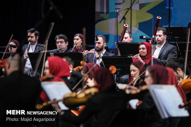 Tehran Symphony Orchestra performs at Fajr Music Festival