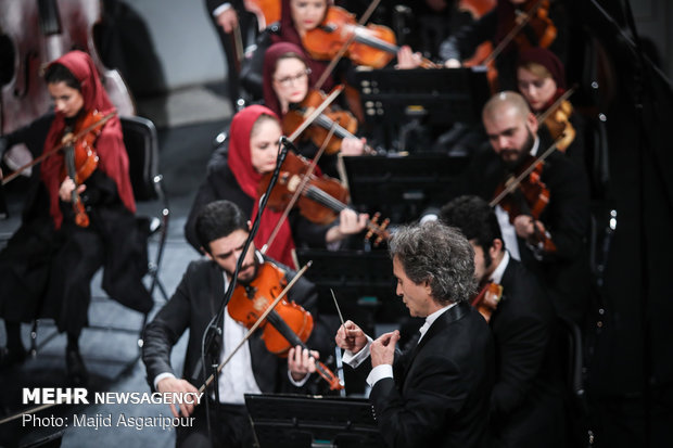 Tehran Symphony Orchestra performs at Fajr Music Festival