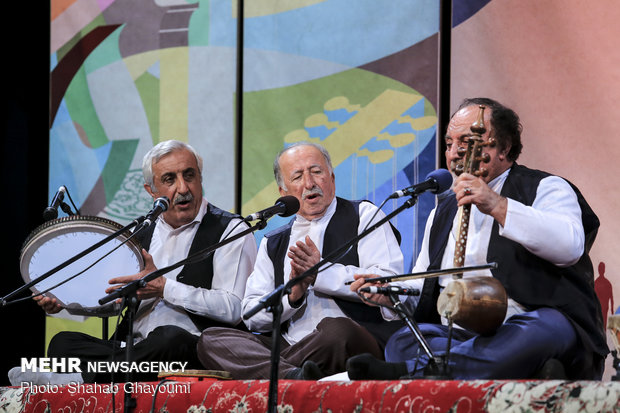 Iranian regional music performance at 34th Fajr Music Festival